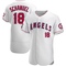 White Nolan Schanuel Men's Los Angeles Angels Jersey - Authentic Big Tall